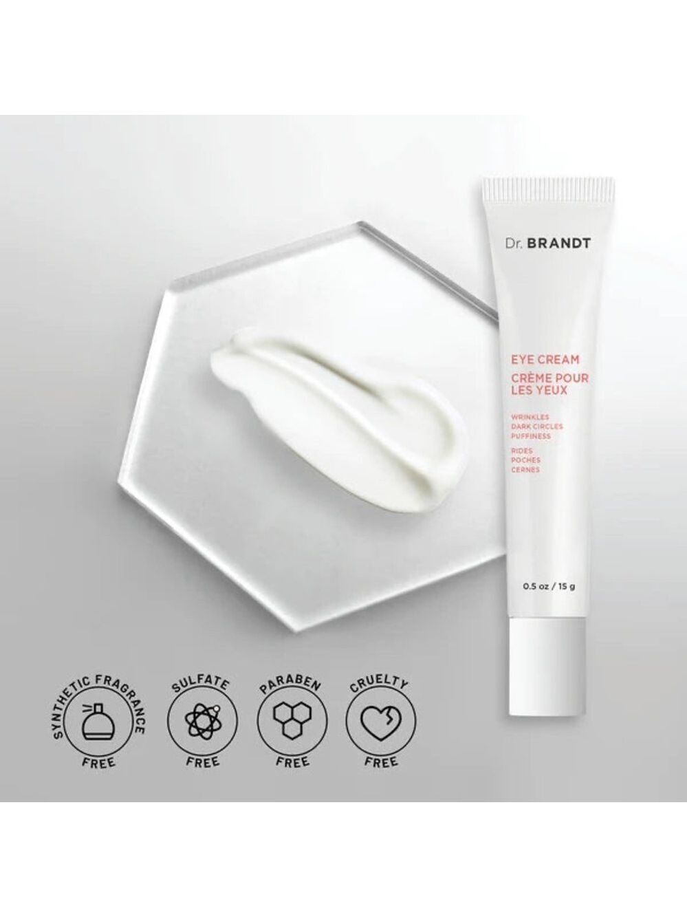 New Dr. Brandt Eye Cream for Wrinkles Dark Circles & Puffiness